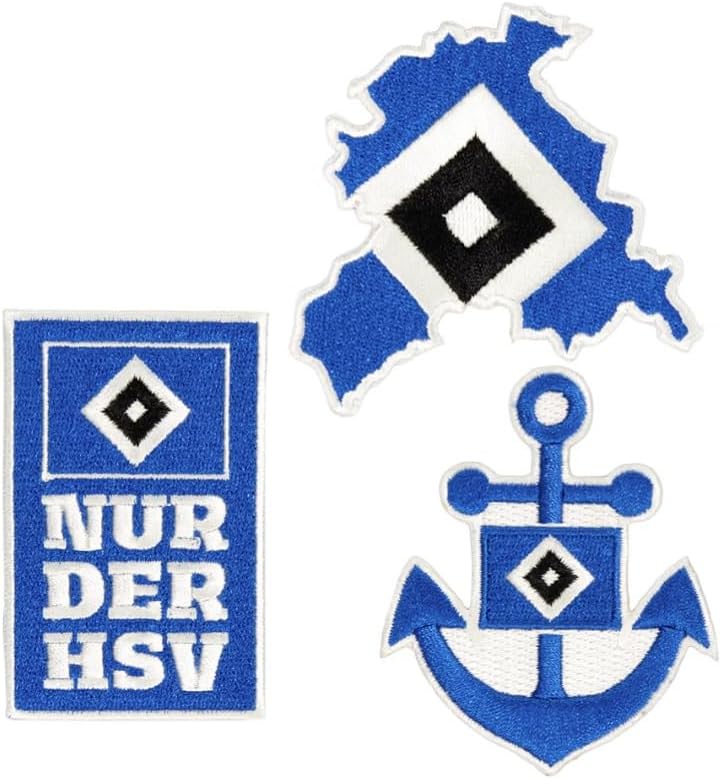 HSV Aufnäher 3er Set