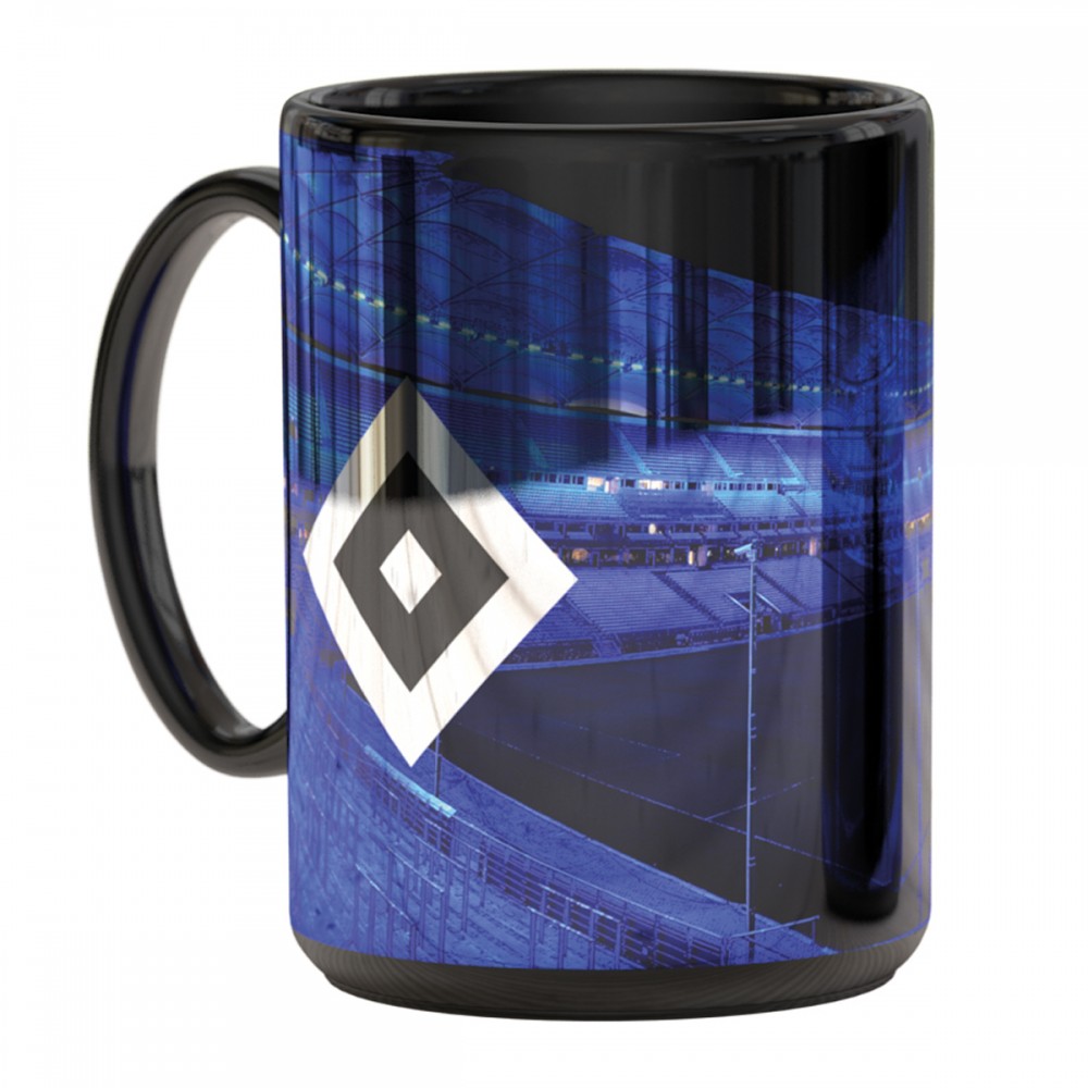 HSV Metallic Tasse 'Stadion blau'