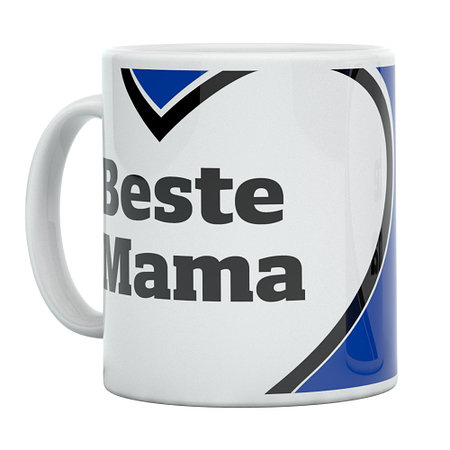 HSV Tasse Beste Mama Herz