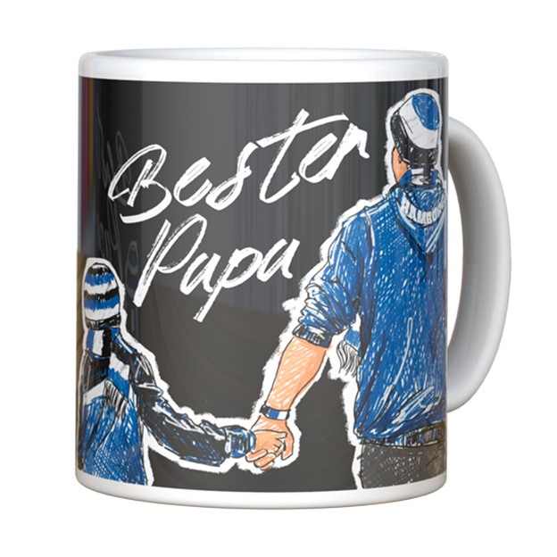 HSV Tasse Bester Papa - comic Style