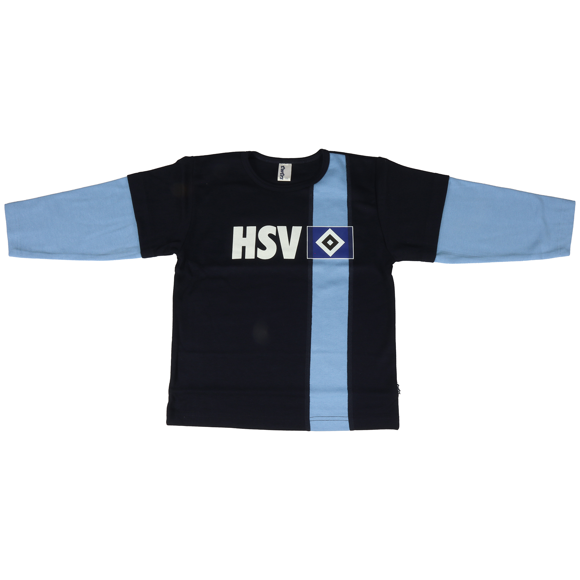 HSV Kinder-Pyjama schwarz/hellblau