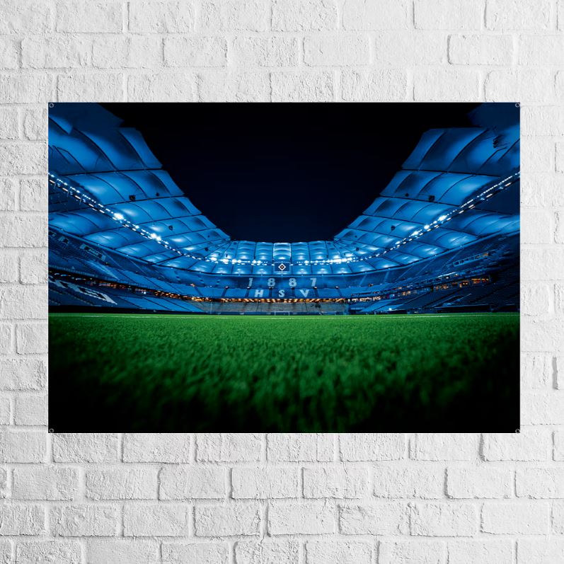HSV Wandfahne "Stadion" 120x80cm