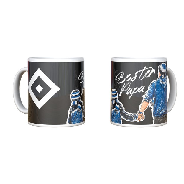 HSV Tasse Bester Papa - comic Style