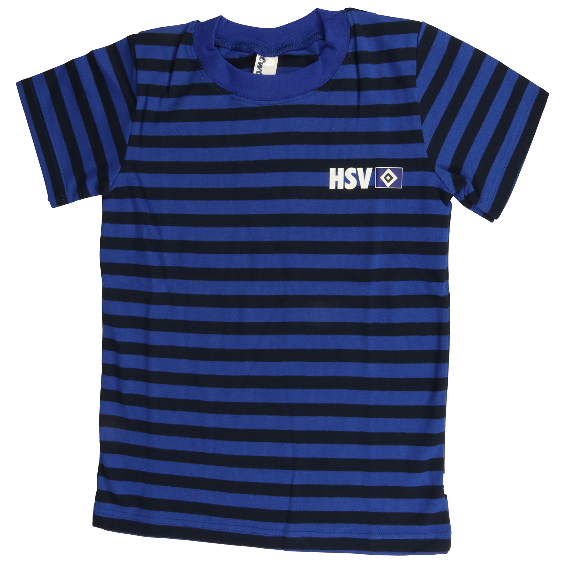 HSV Kinder-T-Shirt schwarz/blau gestreift