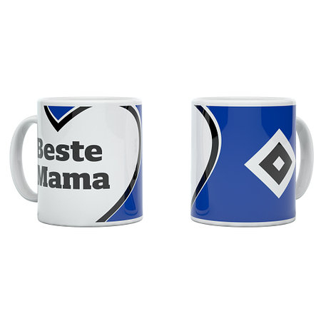 HSV Tasse Beste Mama Herz
