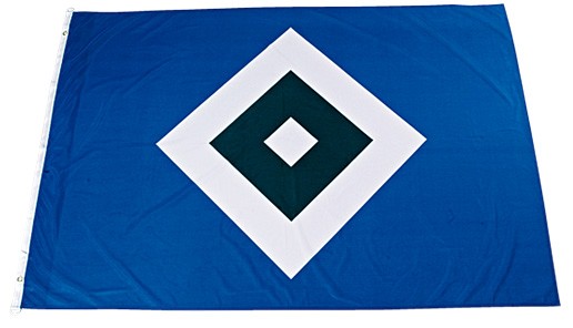 HSV Hissfahne 'Raute' 150x200