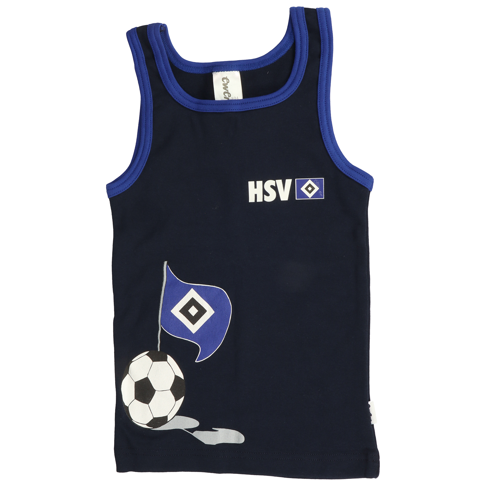 HSV Kinder-Unterhemd schwarz